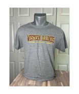 Western Illinois University Leathernecks WIU Unisex Gray T-Shirt Size Me... - €8,65 EUR