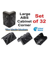 32X ABS Large Cabinet Corner Amp Rack Case DJ Home Speaker Box Bumper Pr... - $24.69