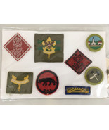 Boy Scouts Set of 8 Vintage 60s Patches - £22.45 GBP