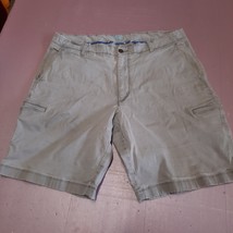 Tommy Bahama Shorts Men 36 Large Tan Khaki Casual Summer Outdoor Wear Chino - $12.62