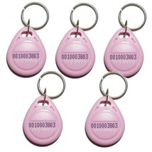 5pcs Pink Door Key EM ID 125K Proximity Token Keyfob a Part of Access co... - $6.37