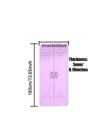 Yoga Mat with Alignment Lines, Professional Non Slip Pilates exercise Mat - €18,16 EUR