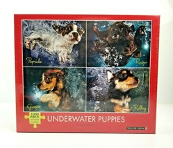 Underwater Puppies Puzzle 1000 Pieces Willow Creek Made in USA 12+ NEW SEALED   - £15.40 GBP