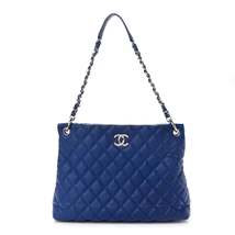 Chanel Caviar Quilted Easy Zip Tote Cobalt Blue - £2,370.09 GBP