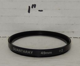 Quantaray 49mm +2 CAMERA Lens FILTER DIGITAL OR FILM - $8.88