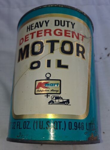 Primary image for Kmart Heavy Duty Detergent Motor Oil Can 1 QUART Empty