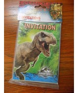 Unique Jurassic World Party Invitations, 8-Count NEW - $13.50