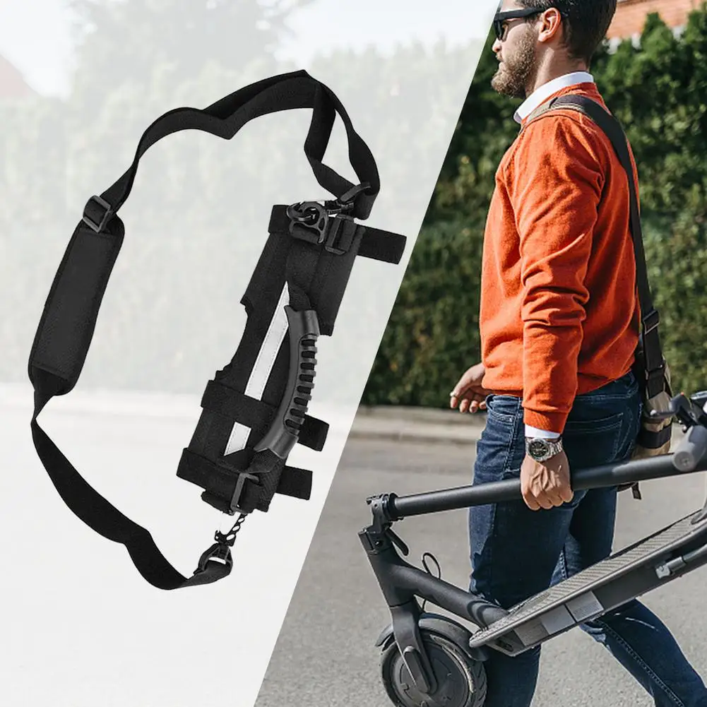 Scooter Shoulder Strap Universal Folding Bicycle Kick Scooter Carrying Strap L - £19.77 GBP