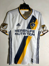 Adidas MLS Los Angeles Galaxy Authentic Team Jersey White sz M - £25.15 GBP