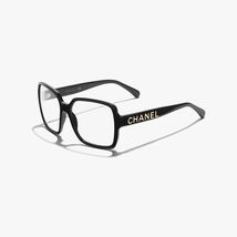 CHANEL CH5408 Transparent Eyeglasses – Black Acetate Frame with Clear De... - $270.75