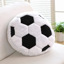 14Inch Fluffy Soccer Balls Plush Pillow,Soft Soccer Ball Stuffed Toys,De... - £21.86 GBP