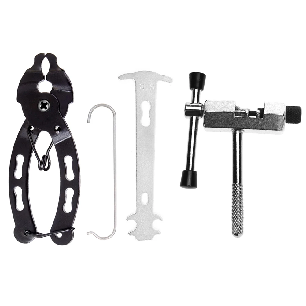 4PCS Mini Bike Chain Quick Link Tool with Hook up MTB Road Cycling Chain Clamp M - £35.50 GBP