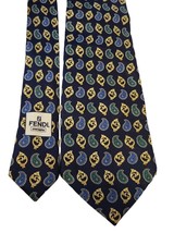 FENDI Silk Tie Made in ITALY - £37.08 GBP