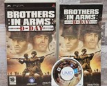 PlayStation PSP Game Brothers In Arms D-Day CIB Complete In Box PAL Tested  - $9.89