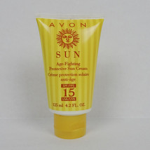 Avon Sun Age Fighting Protective Sun Cream SPF 15 UVA UVB 4.2 oz Antiagi... - $24.74