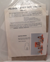 Needlecraft Ala Mode Pilgrim Napkin Set Made in USA NOS Vintage 1991 - £15.27 GBP