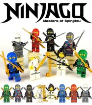 Ninjago: Masters of Spinjitzu Custom 8 Minifigures Set - £11.78 GBP