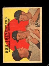 1959 Topps #237 Run Preventers MCDOUGALD/TURLEY/RICHARDSON Vg+ Yankees *NY11905 - £5.17 GBP