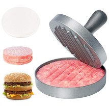 Hamburger Press Patty Maker, Food Grade Aluminum Burger Press With Abs Handle, N - £14.22 GBP