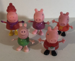 Peppa Pig Figures Lot Of 5 Toys T8 - £7.79 GBP