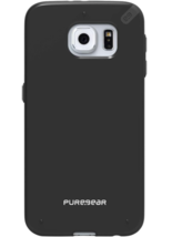 Puregear Slim Shell Case Protective For Samsung Galaxy S6 Black Cover SM-G9200 - £6.38 GBP