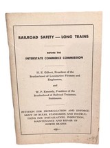 1950s Interstate Commerce Commission Railroad Safety Long Trains Brakes ... - $9.50