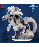 3D Printed STL Miniatures Hydra The Frost City 2 28 - 32mm War Gaming D&amp;D - €42,38 EUR+