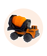 Tonka Vintage 1992 Toy Car Truck: Orange and Black Concrete Mixer, 2.75 in. - $241.50 MXN