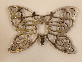 Vintage Leonard Silverplate Butterfly Trivet or Wall Decor MCM Italy - £11.68 GBP