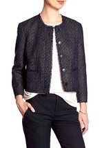 New Banana Republic Women&#39;s Petite Lurex Boucle Jacket Multi Color Size ... - £46.42 GBP