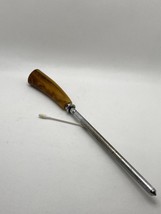 Sharpening steel with “butterscotch” Bakelite handle VTG 12” CHIP - £11.44 GBP