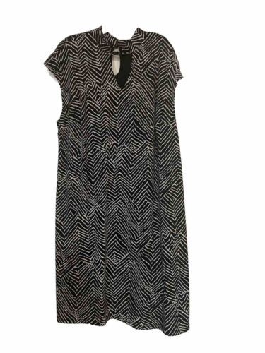 Primary image for INC  International Concepts Sleeveless  Lined Black White  Women  Dress Size  3X