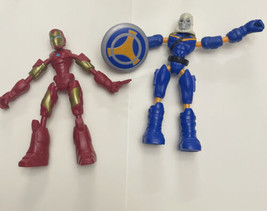 Marvel Hasbro Avengers Iron Man And Taskmaster Bend and Flex 6&quot; Action Figure - £3.02 GBP