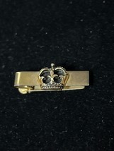 Vintage Swank Small Gold Tone Crown Tie Bar (4108) - $15.00