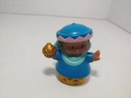Fisher Price Little People Christmas nativity figure teal blue wise man wiseman  - £3.90 GBP
