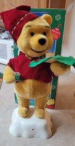 VTG Walt Disney Winnie The Pooh Animated Motion-ettes Telco Talking Christmas - £51.36 GBP