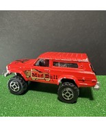 Majorette 1980’s Jeep Cherokee Wagoneer 4x4, Mad Bull, Red - $11.30