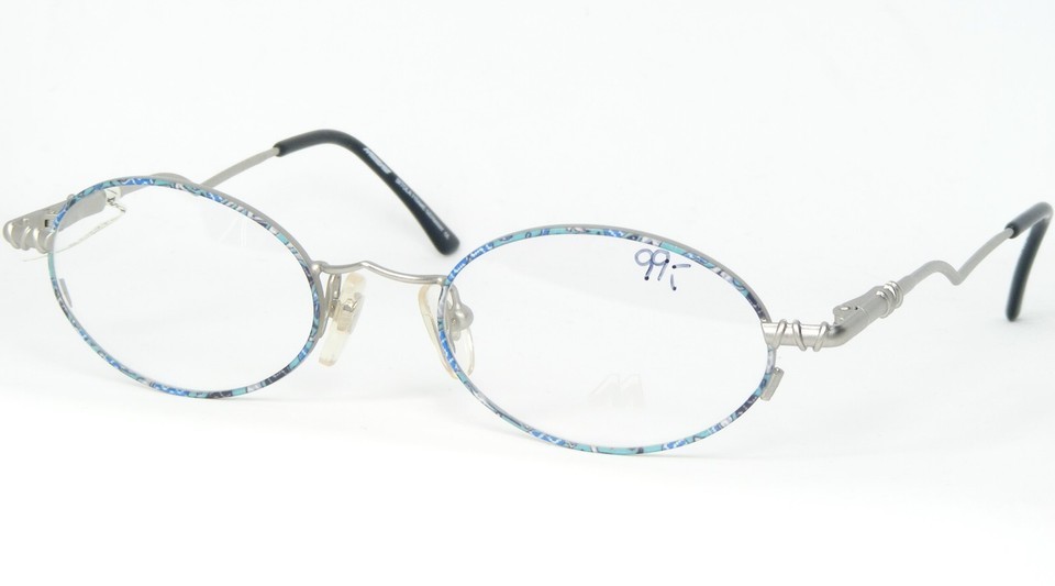 METZNER BITOLA 4317 SILVER MULTICOLOR EYEGLASSES GLASSES FRAME 48-17-130... - $56.91