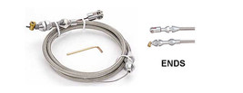 LS1 Swap Adjustable Stainless Steel Braided Throttle Cable 36&quot; LOKAR POL... - $126.95