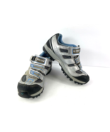 Pearl Izumi Mountain Bike Shoes Women 38 / 7.5 M ENDURO II Silver Blue R... - $516.58 MXN