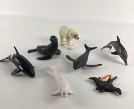 Battat Realistic Wildlife Animals Polar Bear Orca Whale Dolphin Sea Lion... - $25.21