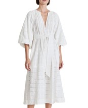 Apiece Apart sun mesa midi dress in CREAM - size L - $252.45