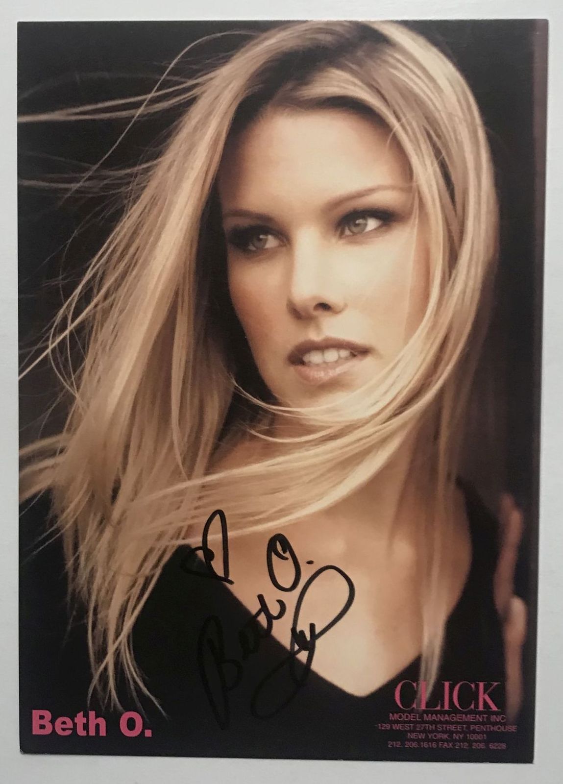 Beth O Signed Autographed Glossy 5x7 Photo - $15.00