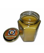 100 Percent  Pure Beeswax Jar Candle, 12 oz, Natural Honey Scent - £21.63 GBP