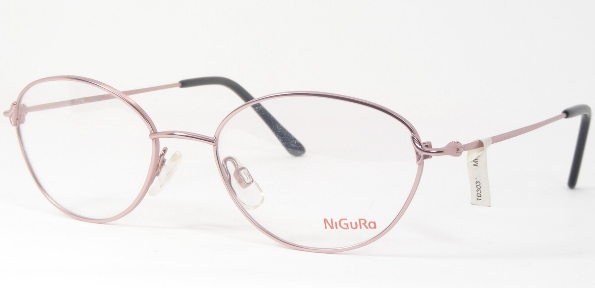 Vintage NiGuRa N 1053 B Lilac UNIQUE RARE EYEGLASSES GLASSES FRAME 50-18... - $44.59