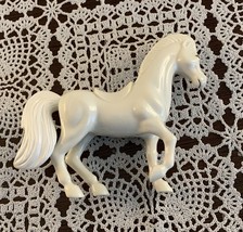 Vintage 1992 Disney Prince Charming White Horse Figurine 4 Inch Moving Tail - $7.99