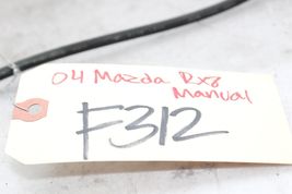 04 MAZDA RX8 MANUAL TRANSMISSION Ignition Coil Wire F312 image 11