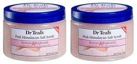 Dr Teal&#39;s Epsom Salt Body Scrub 2-pack, Pink Himalayan - $50.99