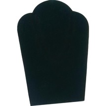 Black Velvet Padded Necklace Pendant Display Bust Easel 3 3/4&quot; x 5 1/4&quot; - £12.62 GBP