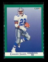 Vintage 1991 Fleer Football Trading Card #237 Emmitt Smith Dallas Cowboys - £3.88 GBP